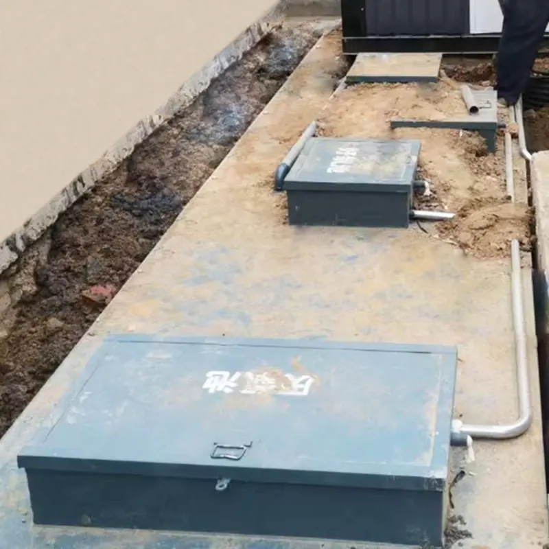 地域における廃水再利用設備