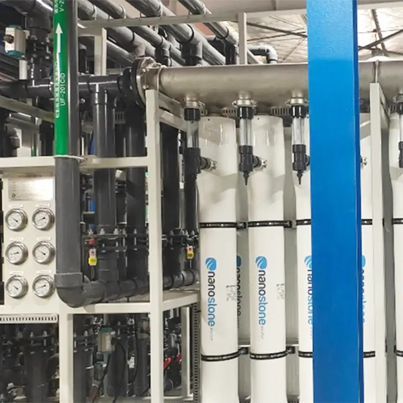 半導体産業における廃水再利用装置